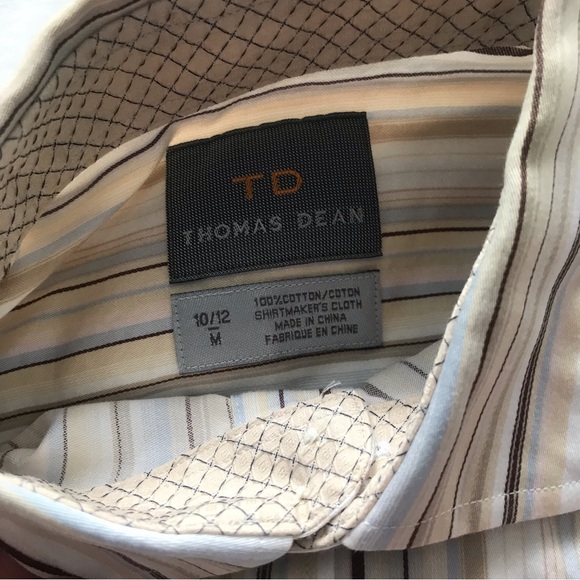 Thomas Dean Long Sleeve Dress Shirt - Picture 6 of 10